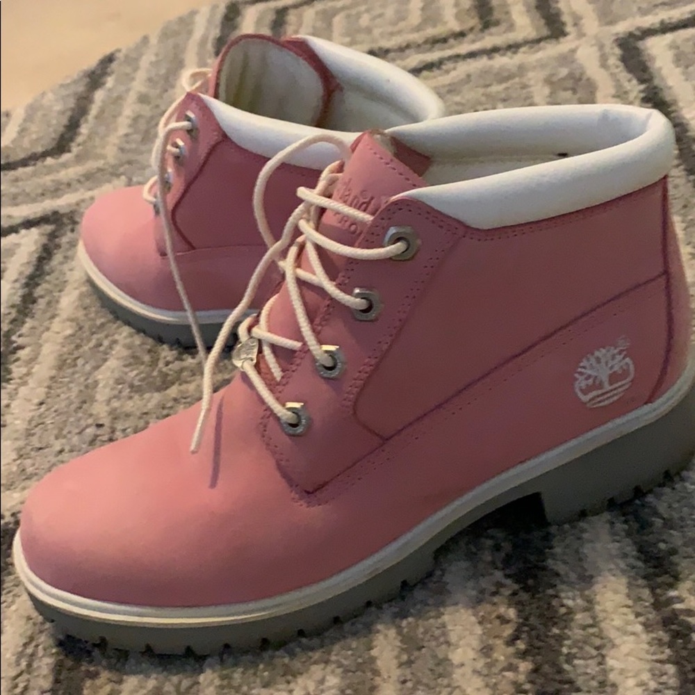 Pink timberlands
